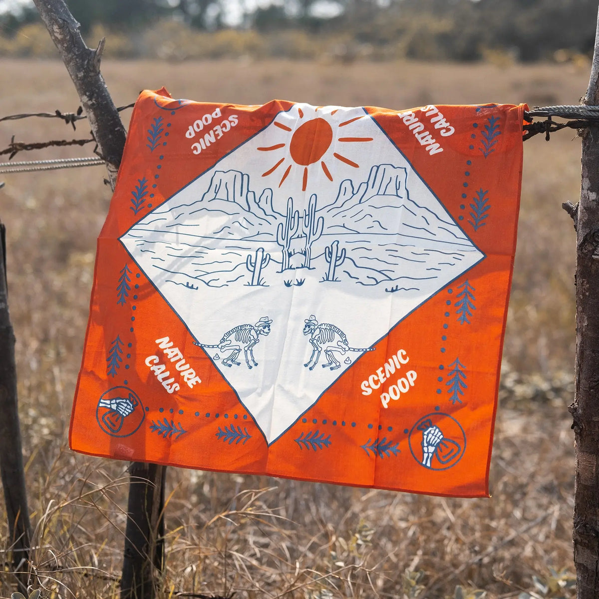 Bandana para cão Scenic Poop Mezkui