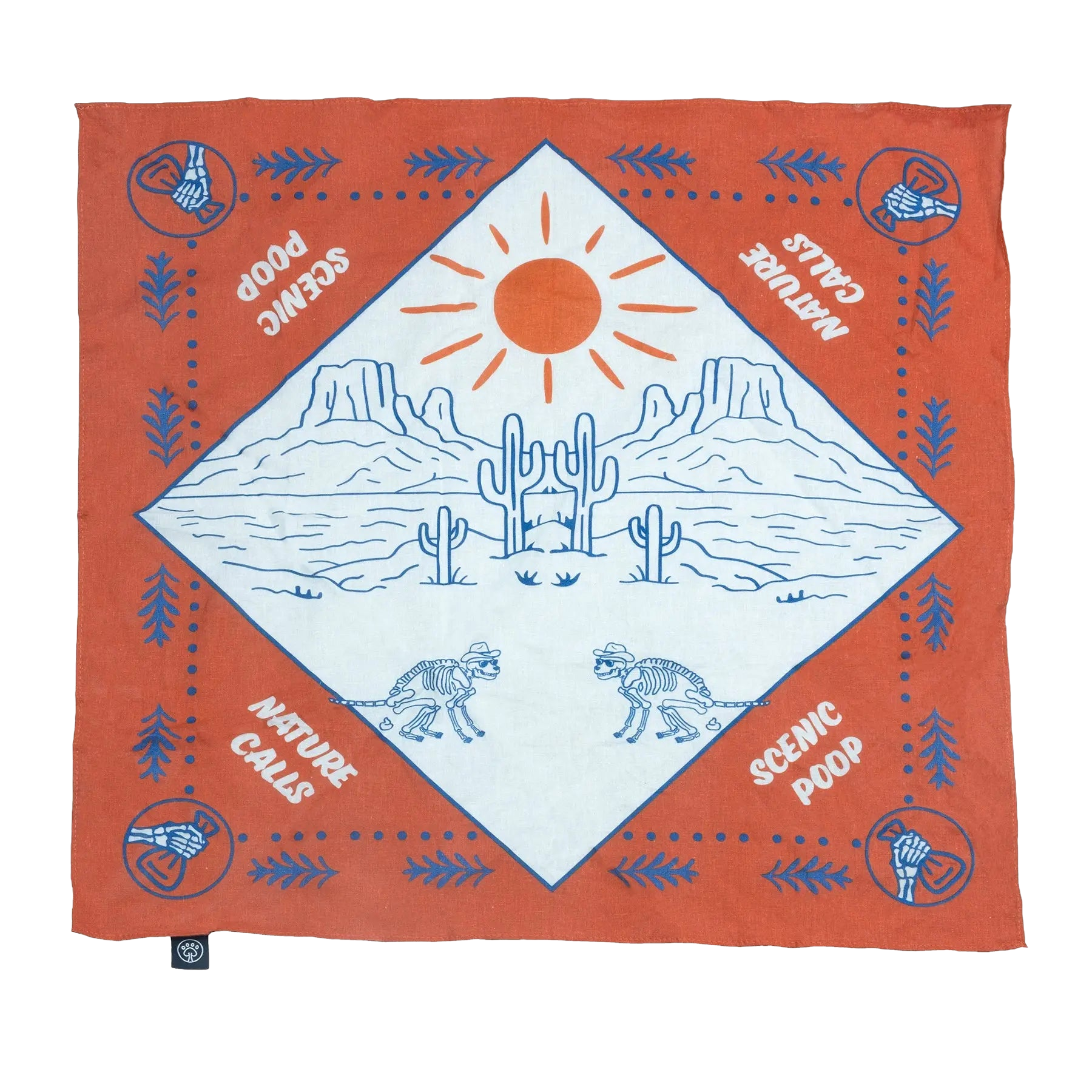 Bandana para cão Scenic Poop Mezkui